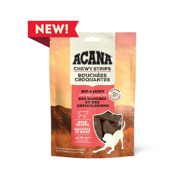 ACANA Chewy Strips Hip & Joint Support Beef Recipe 113g