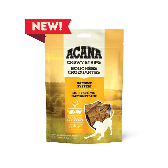 ACANA Chewy Strips Immune System Support Chicken Recipe 113g