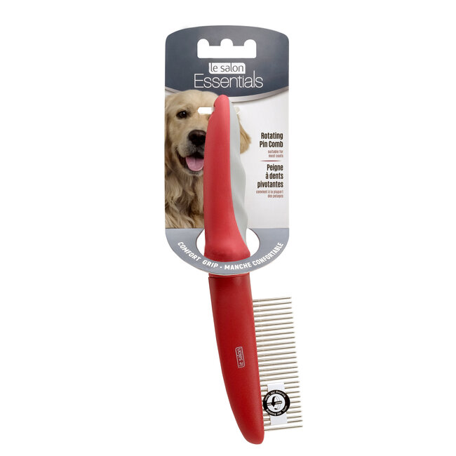 LeSalon Essentials Dog Rotating Pin Comb