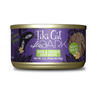 Tiki Cat Tiki Cat After Dark Duck & Chicken Liver Pate Wet Cat Food 3oz