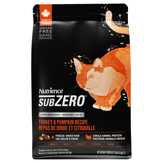 Nutrience Subzero Limited Ingredient Turkey & Pumpkin Cat Food