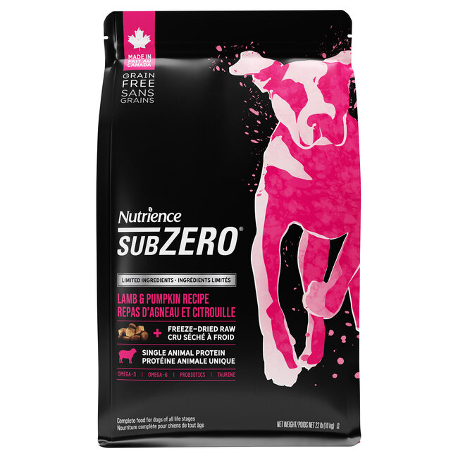 Nutrience Subzero Limited Ingredient Lamb & Pumpkin Dog Food