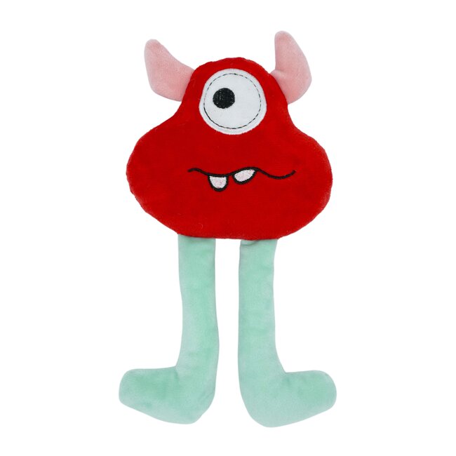 Bud'Z Monster Plush Ted Red Dog Toy