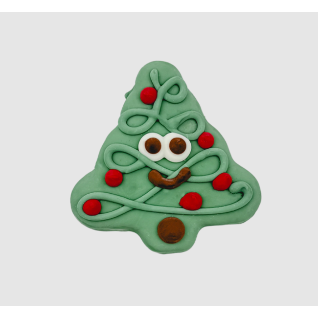 Happy Tree Dog Cookie