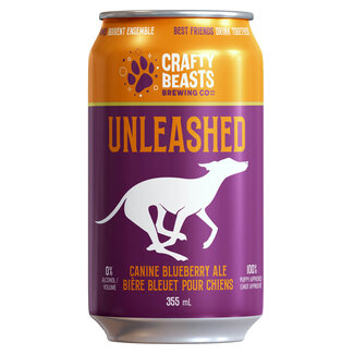 Crafty Beasts Brewing Co Unleashed Canine Blueberry Ale 355ml