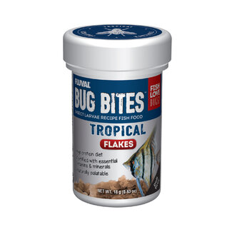 Fluval Bug Bites Tropical Flakes 18g