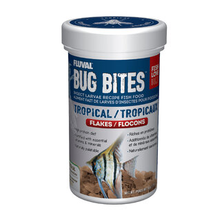 Fluval Bug Bites Tropical Flakes 45g