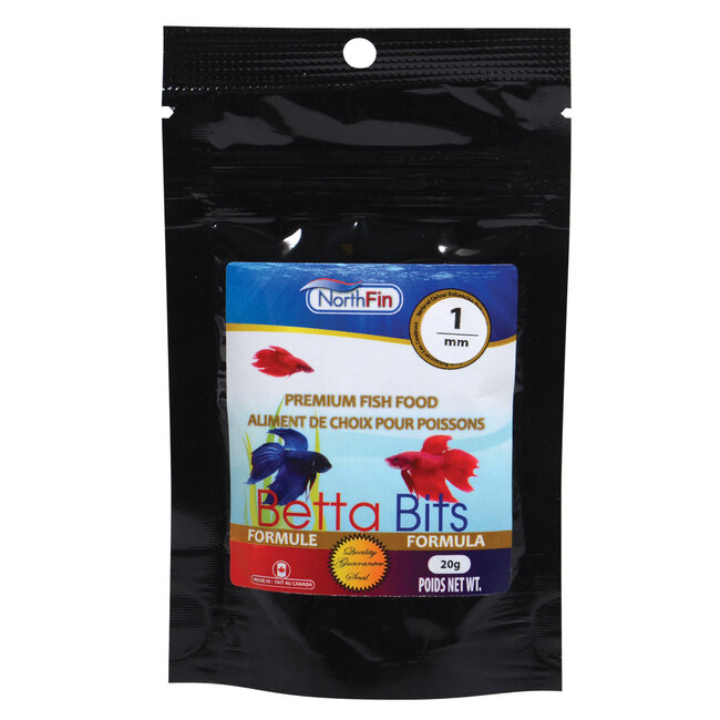 NorthFin Betta Bits 1mm Floating Pellets 20g