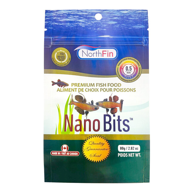 NorthFin Nano Bits 0.5mm Pellets 80g