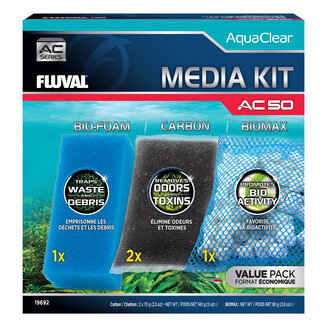 Fluval Media Maintenance Kit for AquaClear AC50 Power Filter