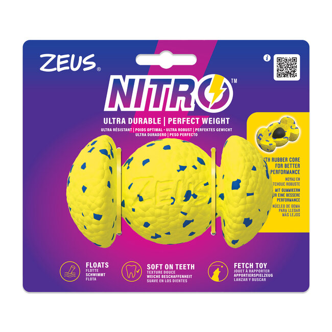 Zeus Nitro Weighted Grip Ball 12.4cm (9")