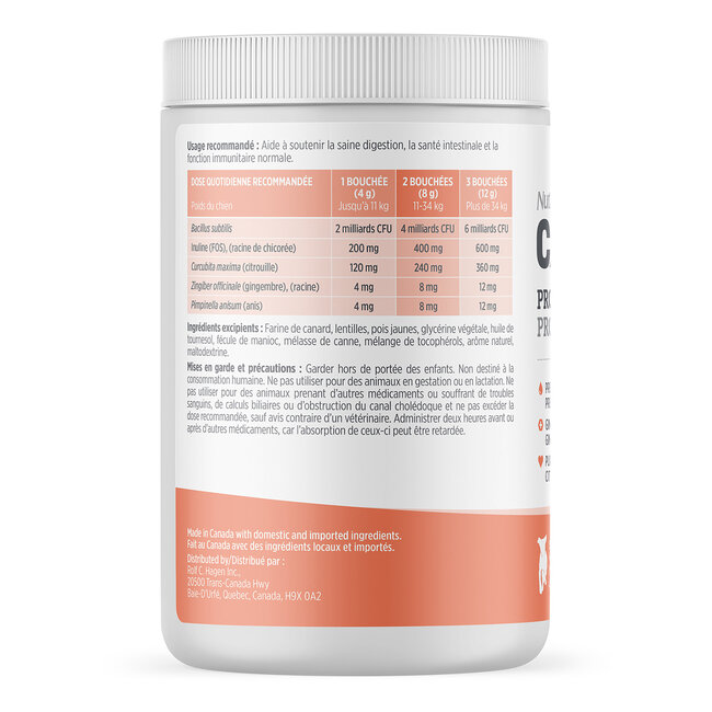 Nutrience Care Supplement for Dogs Probiotic+ 100 soft chews 400g