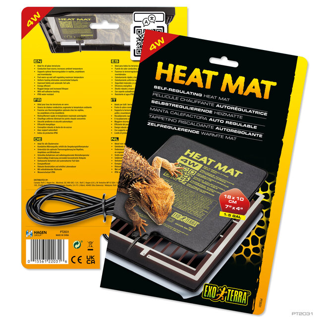 Exo Terra Self-Regulating Heat Mat 4W - 18x10cm (7x4")