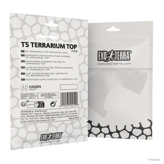 Exo Terra Exo Terra T5 Terrarium Top Mounting Clips 2pk