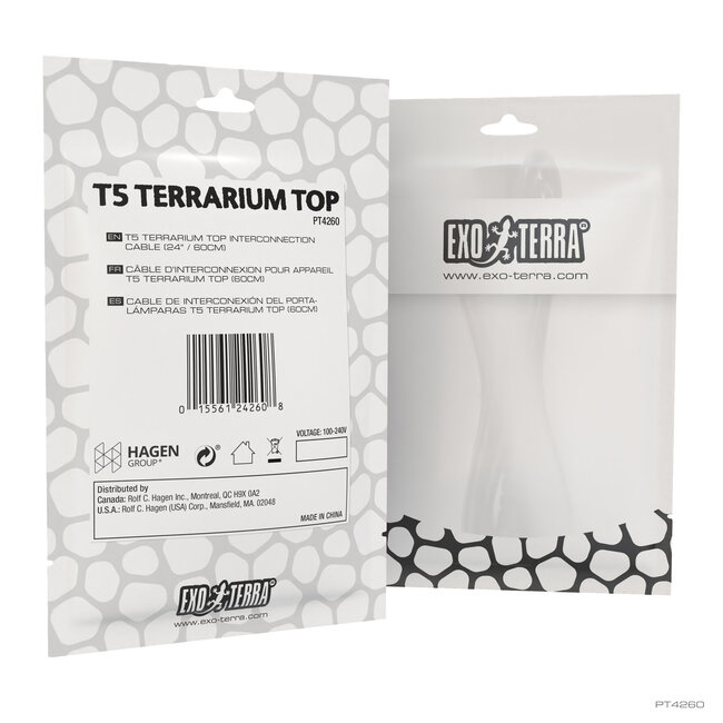 Exo Terra T5 Terrarium Top Interconnection Cable 24" (60cm)