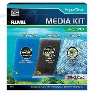 Fluval Media Maintenance Kit for AquaClear AC70 Power Filter