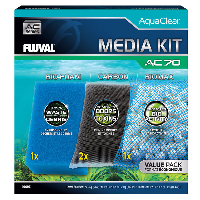Media Maintenance Kit for AquaClear AC70 Power Filter