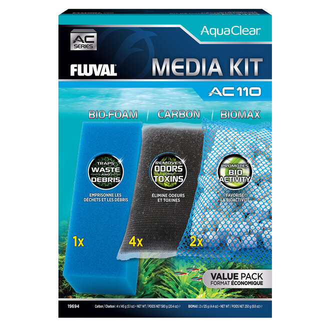Media Maintenance Kit for AquaClear AC110 Power Filter