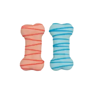 Bosco and Roxys Birthday 3" Drizzled Bone Dog Cookie