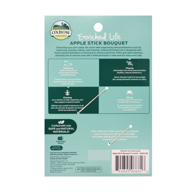 Oxbow Enriched Life Apple Stick Bouquet