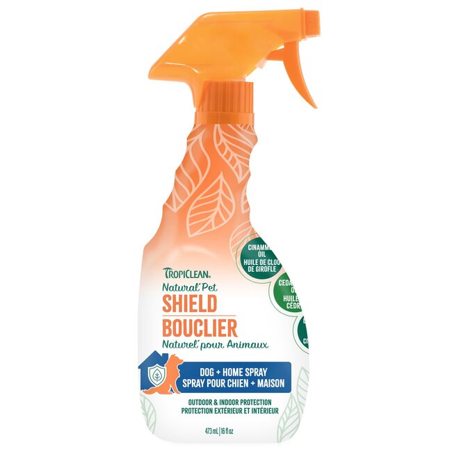 TropiClean Natural Pet Shield Dog + Home Spray 16oz