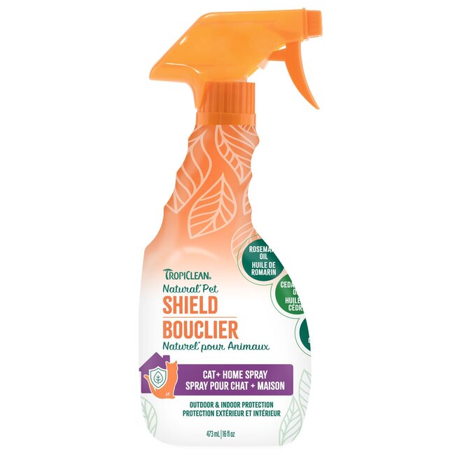 TropiClean Natural Pet Shield Cat + Home Spray 16oz