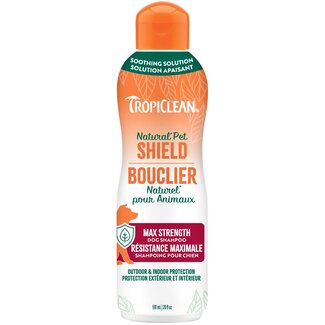 Tropiclean TropiClean Natural Pet Shield Max Strength Shampoo for Dogs 20oz