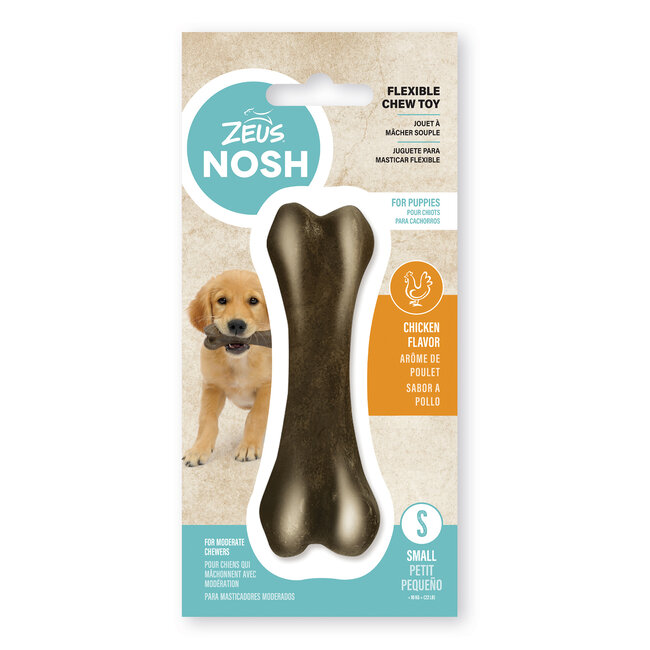 Nosh Flexible Chew Bone Chicken Flavor Small