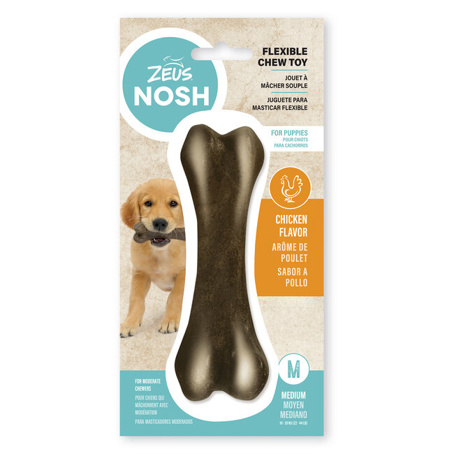 Nosh Flexible Chew Bone Chicken Flavor Medium