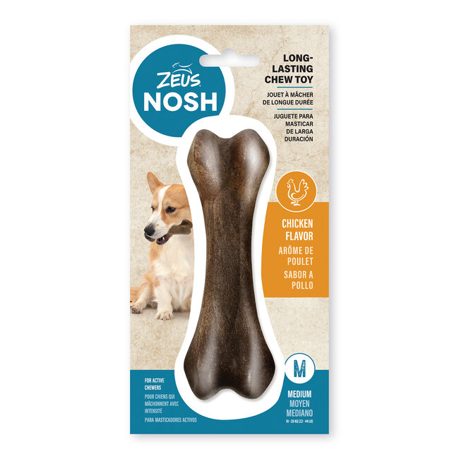 Nosh Strong Chew Bone Chicken Flavor Medium