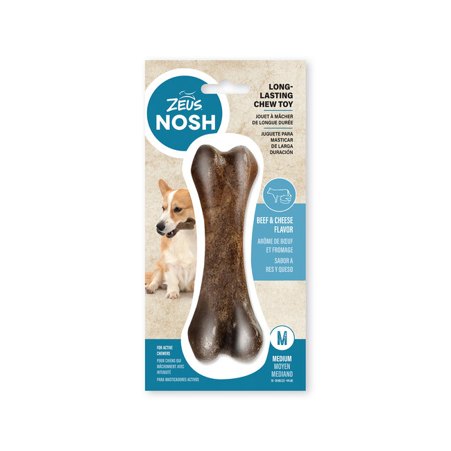 Nosh Strong Chew Bone Beef & Cheese Flavor Medium