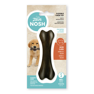 Zeus Nosh Flexible Chew Bone Bacon Flavor Small