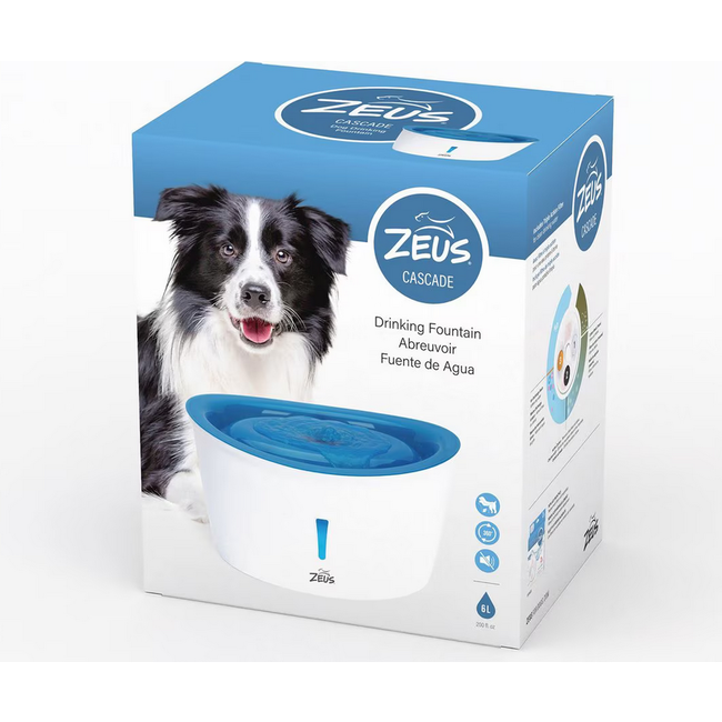 Zeus Cascade Dog Drinking Fountain 6L