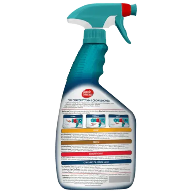 Simple Solution Oxy Charged Pet Stain Cleaner and Odor Remover