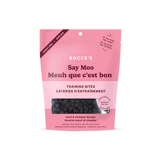 Bocce's Bakery Bocce's Bakery Say Moo Beef & Cheddar Training Bites 6oz