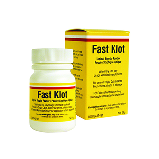 Dominion Veterinary Laboritories Inc Fast Klot Topical Styptic Powder 14g