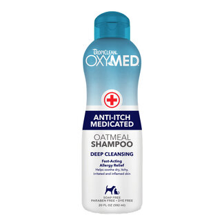 Tropiclean Tropiclean OxyMed Anti-Itch Medicated Oatmeal Shampoo 20oz
