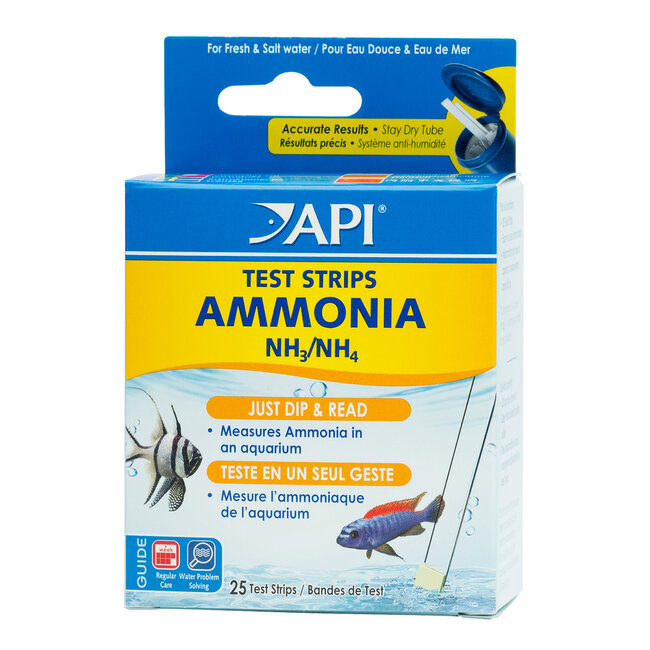 API Ammonia Aquarium Test Strips 25pk
