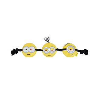 Multipet Minions 3-Head Rope Tug 17" Dog Toy