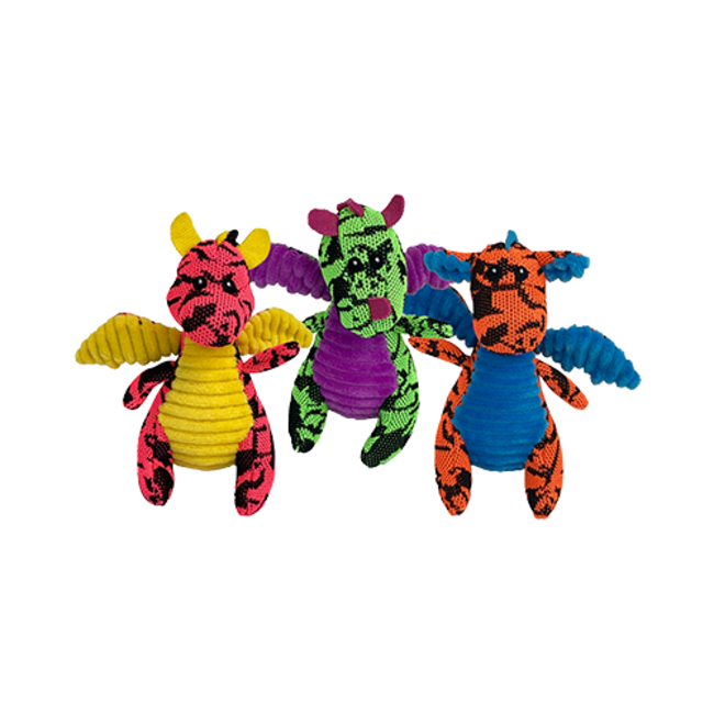 Minipet Dragons Assorted 5" Dog Toy