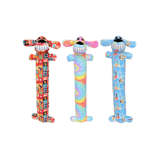 Margaritaville Loofa Dog Assorted 12" Dog Toy