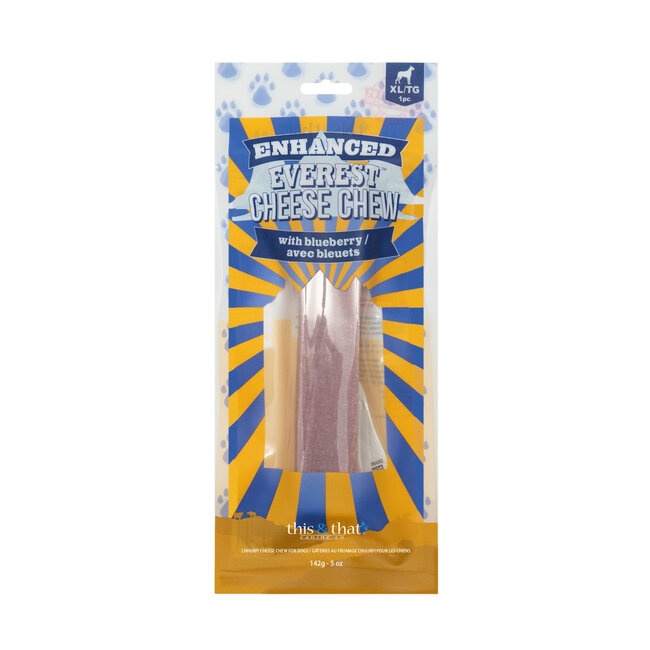 Enhanced Everest Cheese Chew Blueberry Extra Large 142g