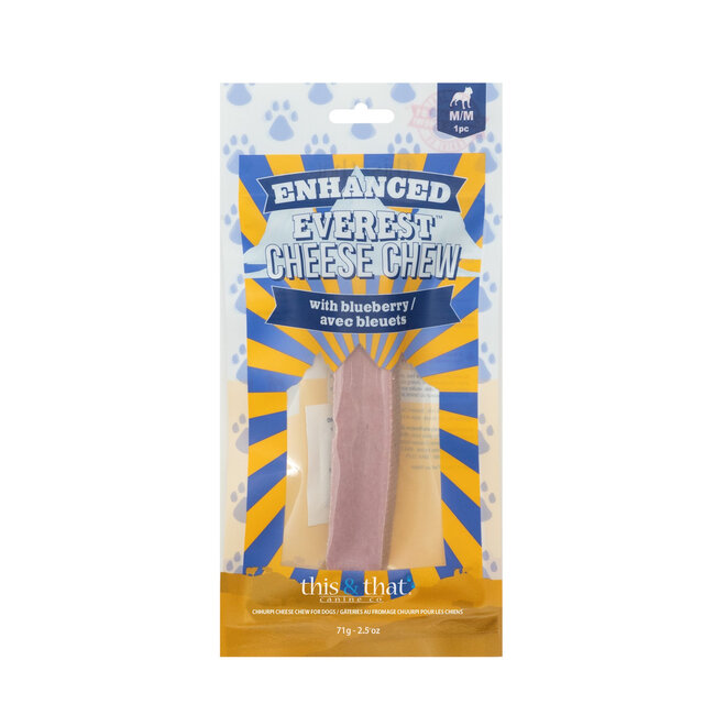Enhanced Everest Cheese Chew Blueberry Medium 71g
