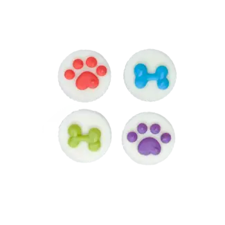 Bosco and Roxys Peanut Butter Flavoured Treat Cup Paws & Bones Birthday Dog Cookie