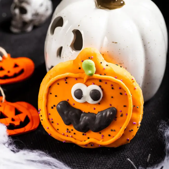 Sir Squash-a-lot Halloween Dog Cookie