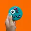 Get the Party Startled Monsters Halloween Dog Cookie