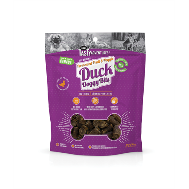 Jays Fermented Fruit & Veggie Duck Dog Treats 170g