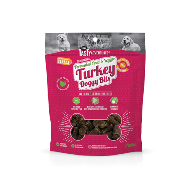 Jays Fermented Fruit & Veggie Turkey Dog Treats 170g