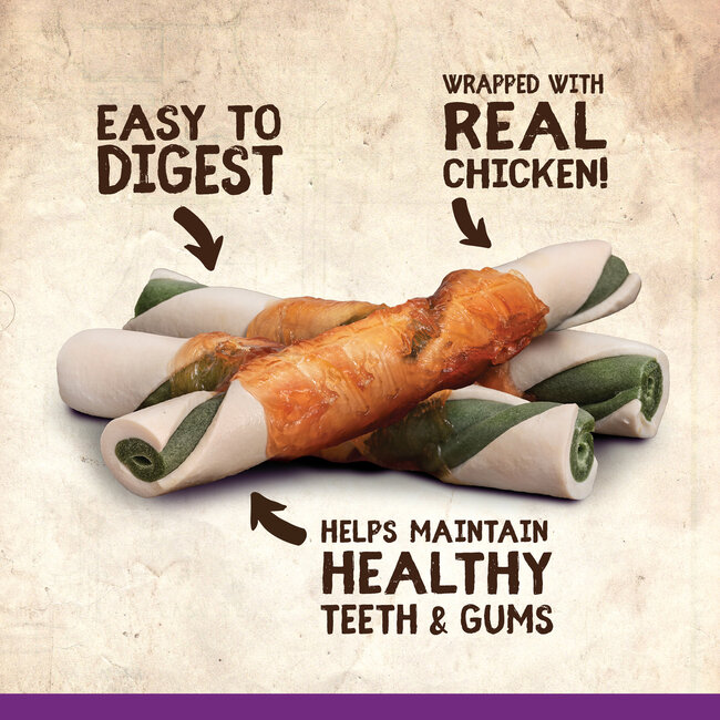 Better than Rawhide Twists Lamb & Mint Flavour 4 pack