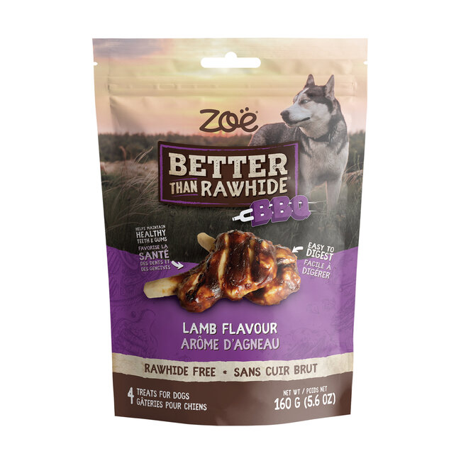 Better than Rawhide BBQ Chop Lamb Flavour 4 pack